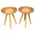 Rattan Side Tables by Jan Kalous for Uluv, 1970s, Set of 2 For Sale - Image 12 of 12