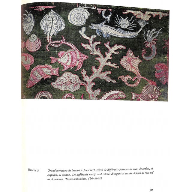 Traditional "Textiles en Europe Sous Louis Xv: The Most Beautiful Specimens in the Richilieu Collection" 1964 Weigert, Roger-Armand For Sale - Image 3 of 12