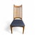 Mid-Century Modern Set of Six Restored Mid-Century Oak Slat-Back Dining Chairs, Walnut For Sale - Image 3 of 18