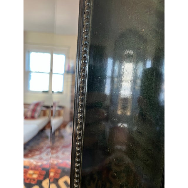 Vintage Bernhardt Lacquered Octagonal Beveled Mirror Karl Springer Style For Sale - Image 10 of 10