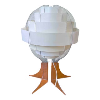 Lakane Strips Table Lamp in Frosted Acrylic by Brylle Jacobsen for Ikea, Finland, 2000s For Sale