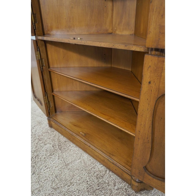 1960s Don Rousseau Attributed Country French Walnut Corner Cabinet For Sale - Image 5 of 15