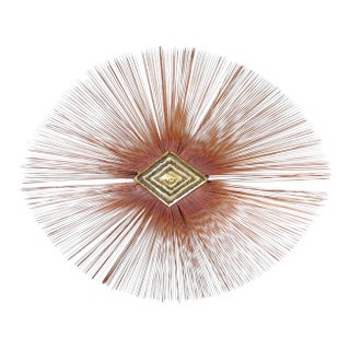 Split Sphere” Copper and Bronze Wall Sculpture, Attrib. Bruce & Willam Friedle For Sale