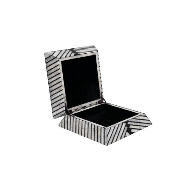 Crystal Stone and Green Waxstone Inlaid Costello Box