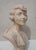 Italian Artist, Large Art Deco Carved Bust of Woman, 1920s-1940s, Alabaster For Sale - Image 15 of 18