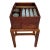19th Century English Victorian Era Mahogany Apothecary Travel Chest Box on Stand With Glass Jars For Sale