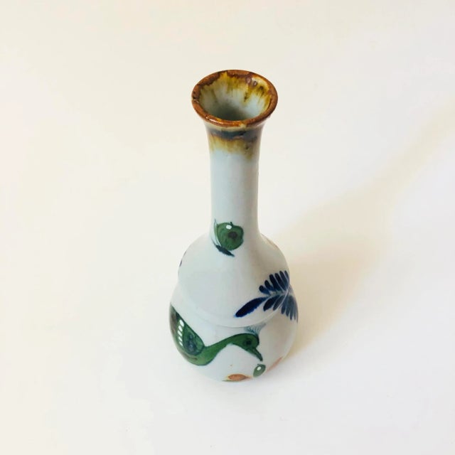 Mexican Mexican Folk Art Pottery Vase For Sale - Image 3 of 8