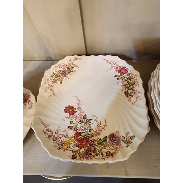 1940s 1940s Spode Fairy Dell Vintage Dinner Set 49 Piece For Sale - Image 5 of 7