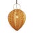 Honey stained rattan starfruit lantern. Beautiful natural material and organic shape. Each lantern may have slight...