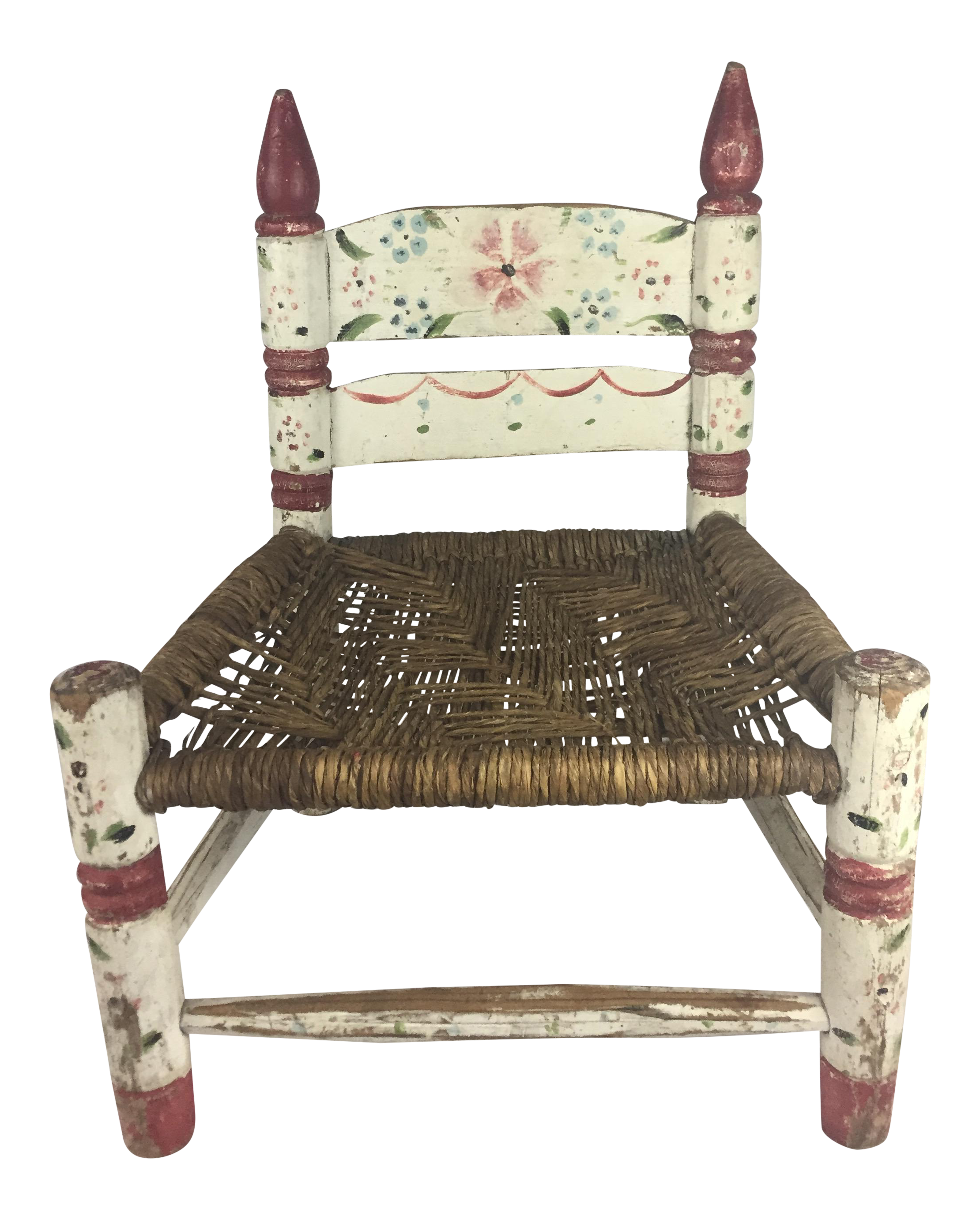 hand painted childrens chairs