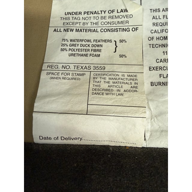 Contemporary Massoud Furniture Nala Wing Chair For Sale - Image 3 of 12