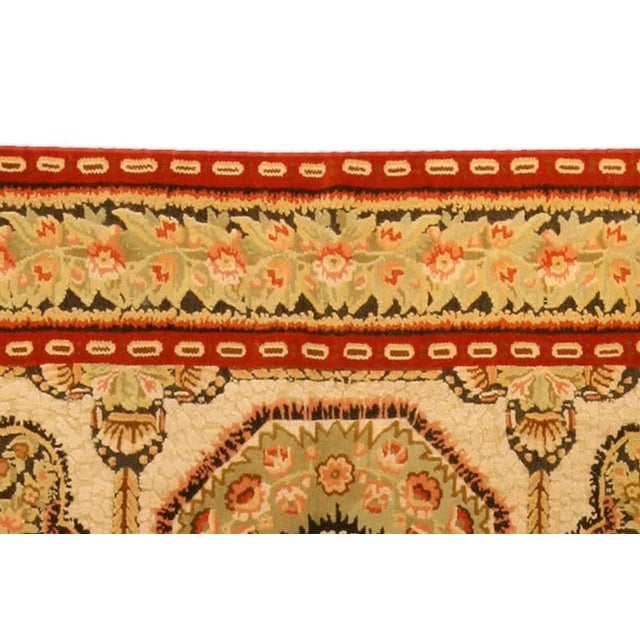 Contemporary Bessarabian Floral Design Handmade Wool Rug by Doris Leslie Blau For Sale In New York - Image 6 of 6