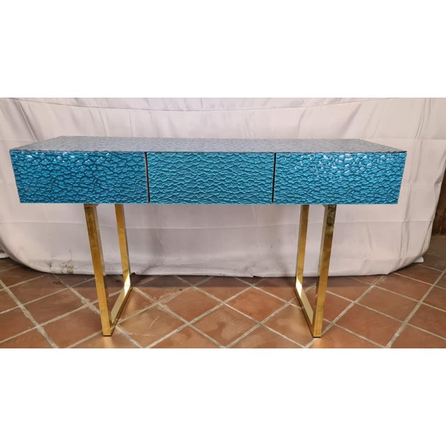 Italian Murano Glass Console Table from Justfurnituress SRL For Sale - Image 18 of 18