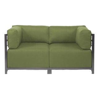 Axis 2pc Sectional Seascape Moss Titanium Frame For Sale