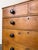 Mid 19th Century Antique English Pine Rustic Chest of Drawers With Black Knobs For Sale - Image 5 of 11