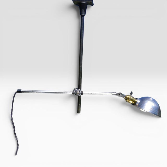1920s Vintage Ceiling Lamp with Hubble Socket and Shade from O.C. White, 1930 For Sale - Image 5 of 5