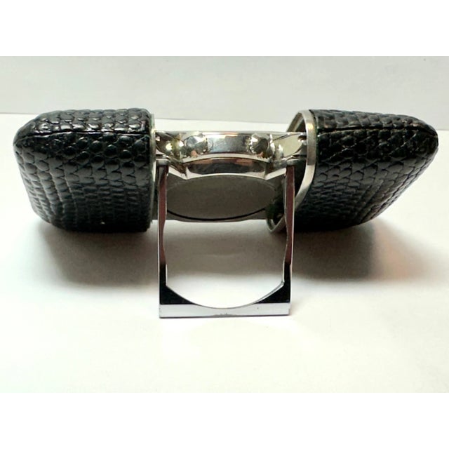 Movado Ermeto Travel Alarm Clock For Sale - Image 4 of 12