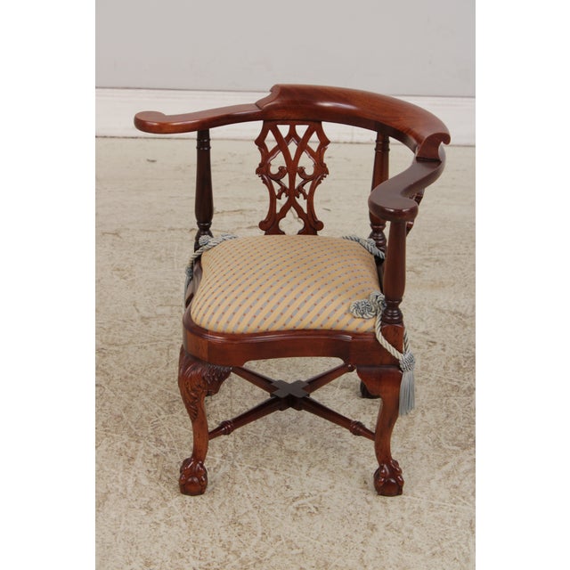 Chippendale Chippendale Ball & Claw Mahogany Childs Side Chair For Sale - Image 3 of 18