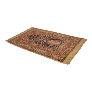 Persian Hand Knotted Prayer Rug For Sale