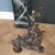 2000 - 2009 Pair Bronze and Iron, Fireplace Decorations For Sale - Image 5 of 7