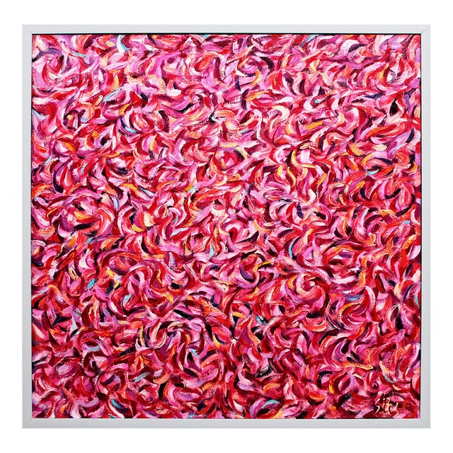 Artist Andrei Sitsko "The Garden 11. Abstract Series" Modern Original Painting For Sale