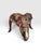 Metal Vintage Tibetan Kapala-Style Decorated Ram Skull With Repoussé Metal & Skull Motifs For Sale - Image 7 of 11