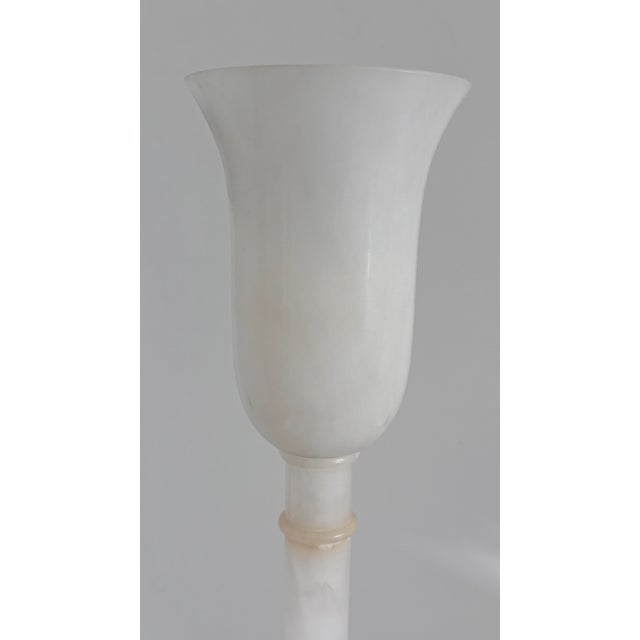 Alabaster Urn Lamp For Sale - Image 4 of 11