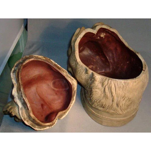 19th Century English Boxer or Bull Dog Ceramic Tobacco Jar or Box For Sale In New York - Image 6 of 8