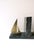 Dark Green Marble Brass Sailboat Nautical Bookends, Pair For Sale - Image 9 of 13
