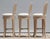 1980s Vintage Italian Hollywood Regency Grotto Shell-Back Swivel Bar Stools - Set of 3 For Sale - Image 13 of 18