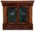 Small Antique Hanging Display Cabinet in Walnut, 1800, in Good conditions. Designed before 1890