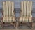 Store Item: Pair of Kittinger Williamsburg Mahogany His Lordship's Chair or Martha Washington Arm Chair CW13 Silk Federal...