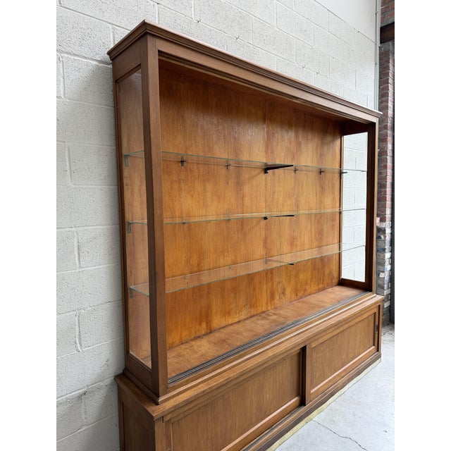 Vintage Pharmacy Display Case in Mahogany For Sale - Image 16 of 18