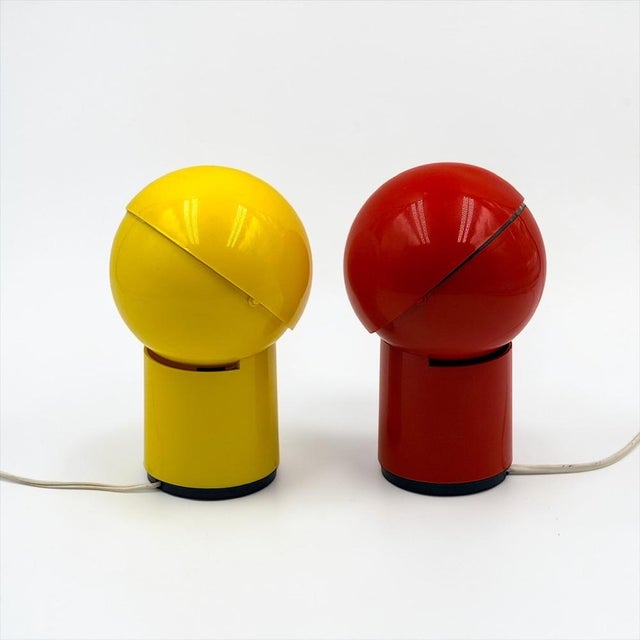 Space Age Sfera Notte Table Lamps from Gagiplast, 1970s, Set of 2 For Sale - Image 10 of 17