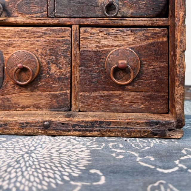 Small Japanese Calligraphy Drawer Chest, 1900s For Sale - Image 5 of 16