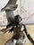 Monumental Bronze Sculpture of Native Warrior and Eagles, Dynamic Art For Sale - Image 10 of 14