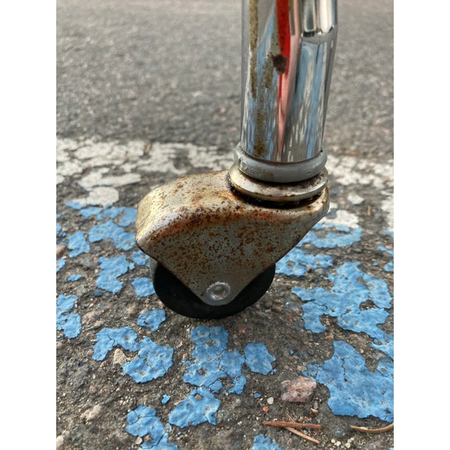 Mid 20th Century Mid-Century Modern Medical Dental Stool by e.f. Brewer Company For Sale - Image 5 of 13