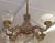 19th Century Bronze 4 Light Etched Glass Shade Gas Chandelier Gasolier For Sale - Image 15 of 18