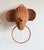 Vintage Wicker Elephant Head Towel or Scarf Holder For Sale - Image 4 of 10