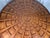 Wood Theodore Alexander Geometric Inlaid Wood Round Pedestal Dining/Entry Table For Sale - Image 7 of 17