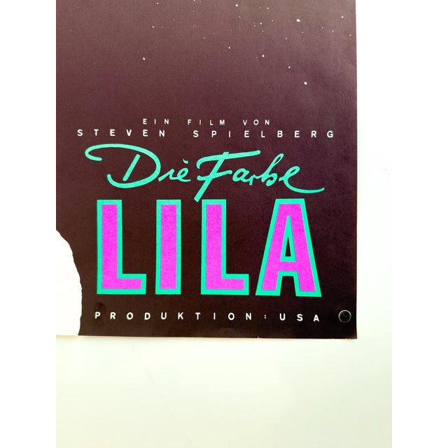 The Color Purple Original Movie Poster by Horst Anker, 1987 For Sale - Image 6 of 9