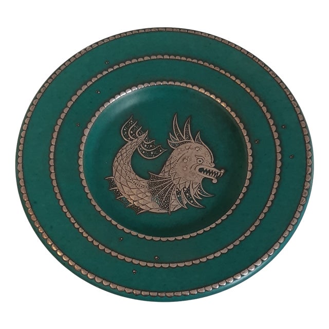 Argenta Plate by Wilhelm Kåge for Gustavsberg, Sweden, 1950s For Sale