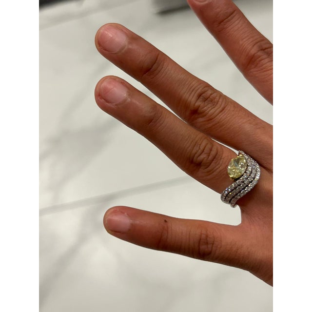 Argyle Diamonds 18ct White & Yellow Gold Diamond Ring Set 2.34ct, Size 5.75 For Sale - Image 12 of 15