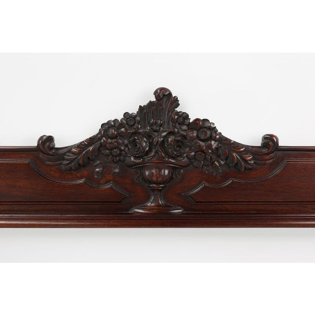 Rococo Antique Sculpted Oak Frieze or Wall Ornament, France, 1900s For Sale - Image 3 of 12