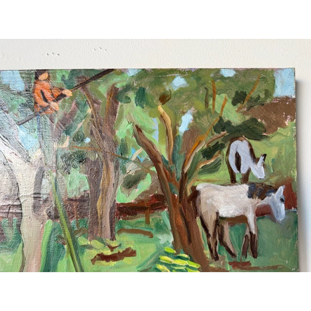 1970s 1971 Vintage C. Stanley Impressionist Oil on Canvas Painting/ Sold For Sale - Image 5 of 12