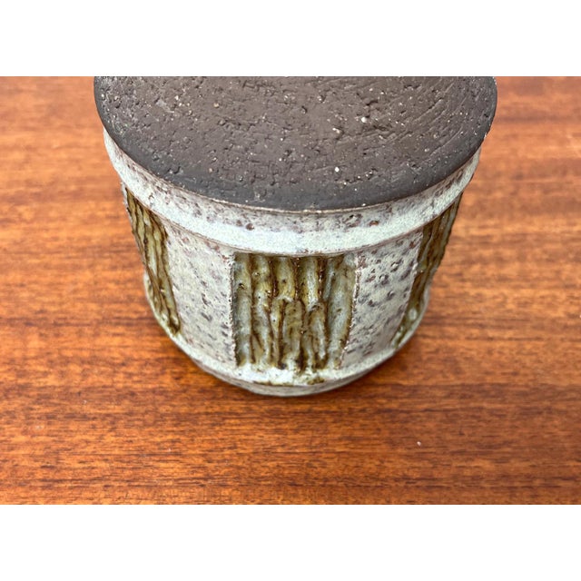 Mid-Century Danish Studio Pottery Table Lamp by Borge Christoffersen for Chris Haslev Jeti, 1960s For Sale - Image 14 of 15