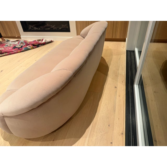 Matching Set of Newly Upholstered “Cloud” Sofas Attributed to J. Robert Scott (1980s Designer Original) For Sale - Image 12 of 17