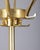Modern Italian Floor Coat Stand in Gilt Brass, 1960s For Sale - Image 3 of 8