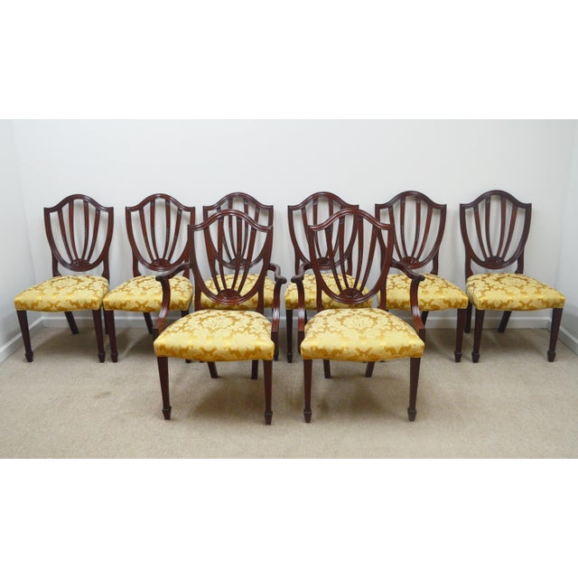 Baker Historic Charleston Set of 8 Dining Chairs Chairish