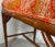 Mid-Century Modern Faux Bamboo Bench With 19Th. C. Cashmere Shawl For Sale - Image 3 of 12